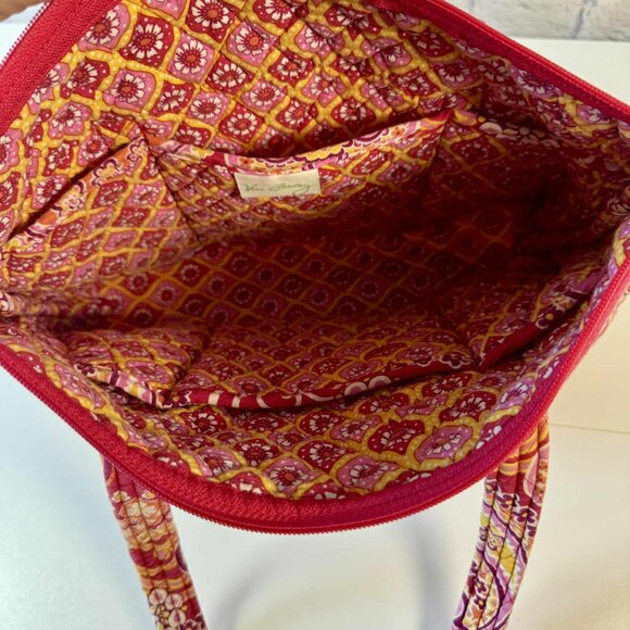VERA BRADLEY Medium Double Strap Shoulder Bag (RASPBERRY FIZZ) - Picture 6 of 7